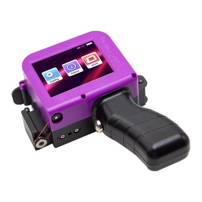 BINBINNIAO Mini Portable Handheld Inkjet Printer Production Date QR Code Label Encoder 12.7mm Supporting Multiple Language Systems(Printer - 3 Ink)