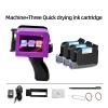 BINBINNIAO Mini Portable Handheld Inkjet Printer Production Date QR Code Label Encoder 12.7mm Supporting Multiple Language Systems(Printer - 3 Ink) view 2