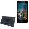 BoxWave Keyboard Compatible with Bravis A511 Harmony - SlimKeys Bluetooth Keyboard - with Backlight, Portable Slim LED 7 Colors - Jet Black view 1