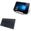 BoxWave Keyboard Compatible with Bluebird RT100 - SlimKeys Bluetooth Keyboard - with Backlight, Portable Slim LED 7 Colors - Jet Black view 1