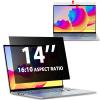 Laptop Privacy Screen 14 Inch 16:10 Aspect Ratio, Removable Laptop Screen Privacy Shield Compatible with Lenovo Hp Dell Acer Asus Thinkpad Envy Xps, Anti Glare Blue Light Computer Filter Protector view 1