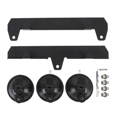 Fuchooky Mini Satellite Dish Car Mount Kit with Strong Suction Cups for Windshield, Sunroof, Roof Installation on SUV, RV, Yacht