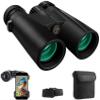12x42 Binoculars for Adults with New Smartphone Photograph Adapter,12x Eyepiece BAK4 PrismLens,Multi-Coated Optics view 1