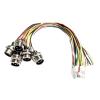 VCALDGFZ GX12 GX16 GX20 to XH2.54 Terminal Wire M12 Aviation Plug 2 3 4 5 6 Pin Male Head Adapter Cable Connector Extension Line 15-30cm(GX20,150MM_4P) view 3