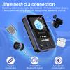 Mp3 Player with Bluetooth 5.3, HiFi Music Player with Sports Clip and Armband, 1.77-inch TFT Color Screen, 32GB mp3 Player for Kids Adults, Earphones Included, TF Card can be Inserted view 3