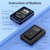 Mp3 Player with Bluetooth 5.3, HiFi Music Player with Sports Clip and Armband, 1.77-inch TFT Color Screen, 32GB mp3 Player for Kids Adults, Earphones Included, TF Card can be Inserted view 4