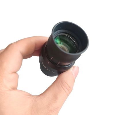 1PCS 2PCS WF10X/24 Microscope Wide Angle Eyepiece Ocular Eyepoint Lens Adjustable Wide Field 30mm Widefield Microscope Eyepiece(1pcs WF10X24 Black)