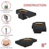8" Single Sealed Solo baric sub Box, fits 02-18 ram 1500 Crew cab and Extended cab Speaker Box subwoofer Enclosure Custom car Audio view 4
