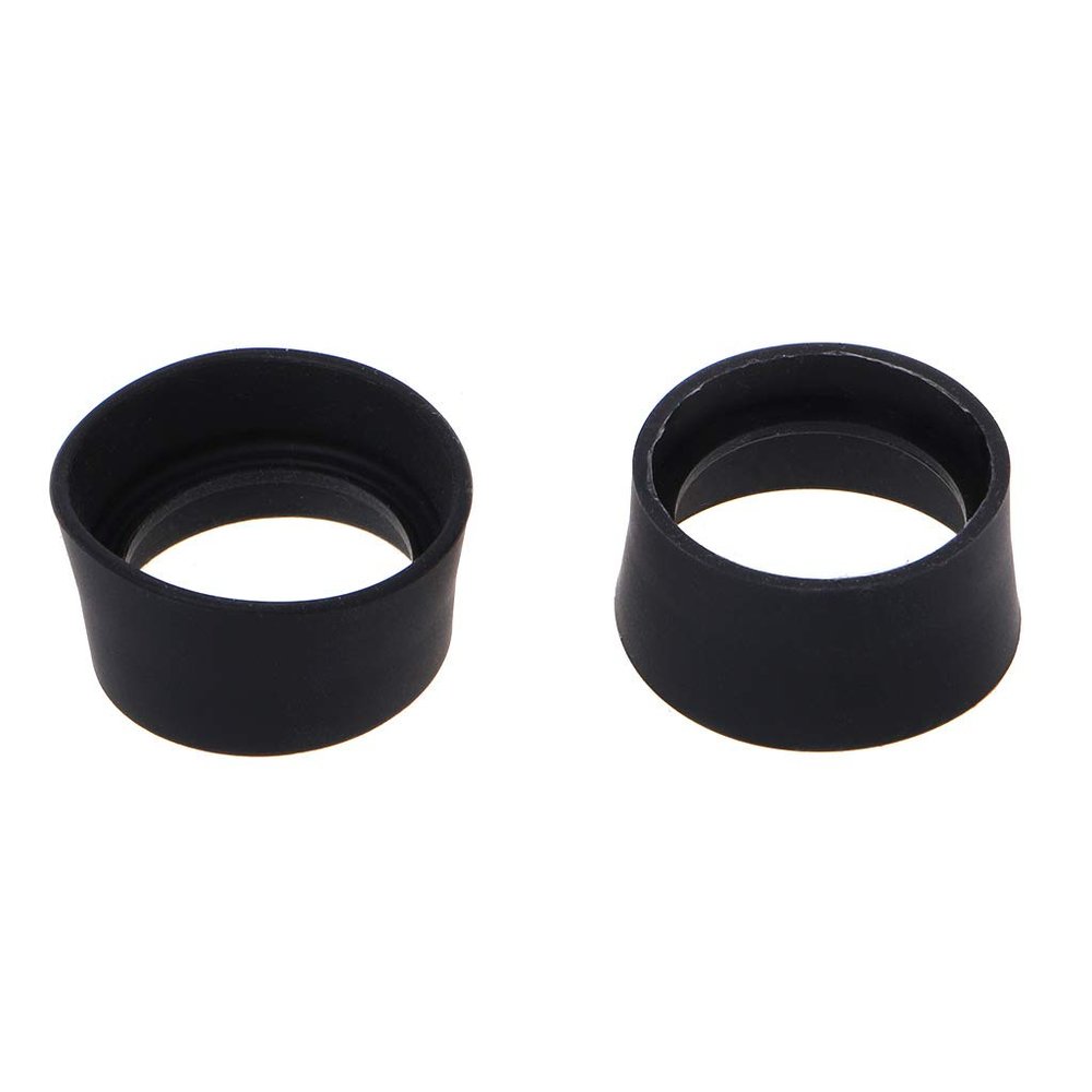 Flexible Rubber Eyeguard Cups 35-37mm Eye For Binocular/Digital Microscopes, Telescopes (Pair)