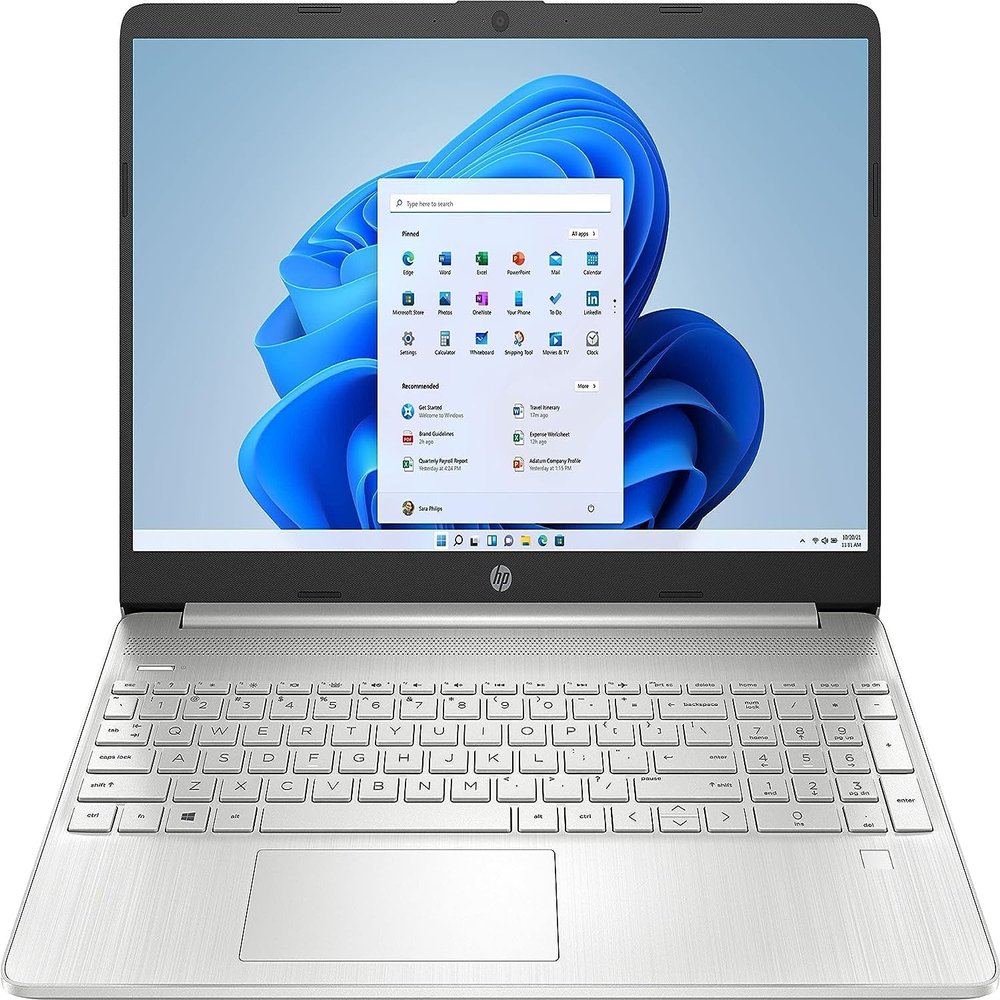 HP Laptop | 15-DY200 | 15.6" 1920 x 1080 LED-Backlit | Intel Core i5-1135G7 4-Core | 24GB DDR4 | 1TB SSD | Windows 11 Home | Wi-Fi 5 - Bluetooth 4.2-720p HD Camera - Natural Silver