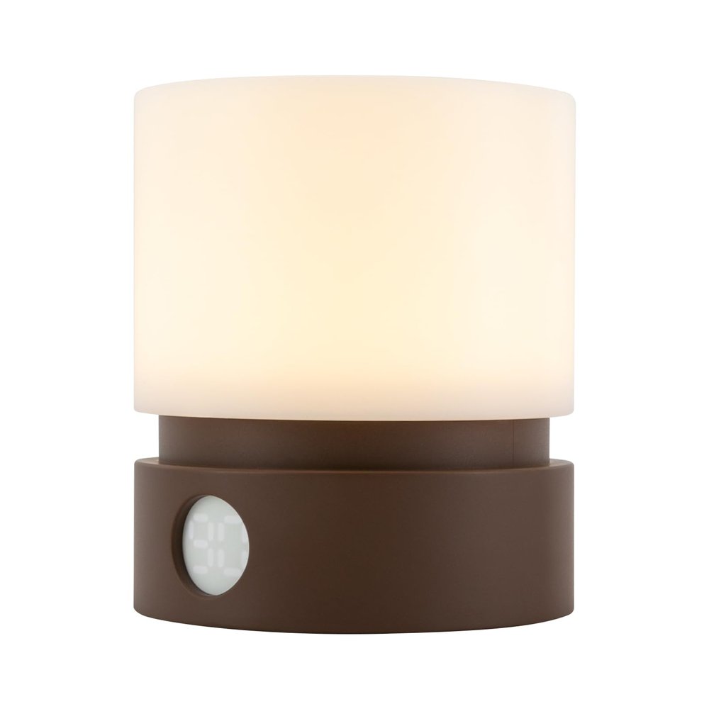 Tiardocge Bedside Night Light, Touchable Night Light with Time Setting Funtion, Cylindrical Table Lamp LED
