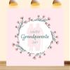 10X8ft Happy Grandparents Day Backdrop Love Flower Grandpa Grandma Photography Background Holiday Retirement Party Decorations Banner Photo Booth Props view 1