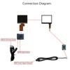 3.5 Inch 320x240 DIY Portable USB Capacitive Touch Screen Display with Mini-HDMI Driver Board  Compatible with Linux, Windows, Android, Raspberry/Orange Pi & PCs (5V Powered) view 3