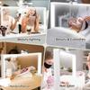 AOXDWGE 33.5" Foldable Nail Desk Lamp, 3350LM Half Moon Light for Nail Desk view 4