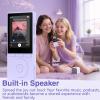 64GB MP3 Player with Bluetooth 5.3, Music Player with HiFi Sound for Sports Runners, 2.4" Screen MP3 Player Built in HD Speaker Voice Recorder E-Book, Expanded Up to 128GB, Earphone Included, Purple view 3
