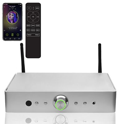 ODISON WA80 8-Zone Multiroom Streaming Amplifier, WiFi Wireless Whole Home Audio System, AirPlay 2, App Control, Hi-Res 32bit/384kHz, for Indoor Outdoor Speakers (Black)