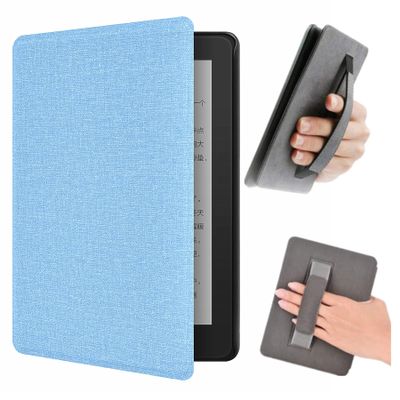 Yzlvigrous Cloth Texture Case for Kindle 11th Gen 2024/2022, 6 inch Ultra Slim PU Cover with Auto Sleep/Wake and Hand Strap, Model: RS23CV/C2V2L3