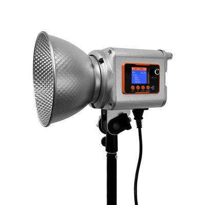 200W LED Video Light with APP Control, Bi-Color 2700K-6500K Bowens Mount COB Light with 10 Scene Effects (Silver)