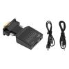 SPONGL VGA Adapter,VGA to HDTV Converter with 3.5mm 1080P HDTV Female to VGA Male Adapter for Computer Laptop Projectors Monitor Display view 1