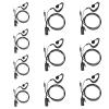 BVMAG G Shape Headset with PTT Mic Compatible for Cobra Microtalk Cxt195 PX655 Cx112 PX650 ACXT1035r ACXT145 ACXT545 RX385 RX685 Two Way Radio 10Pack view 1