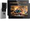 ANJIELO SMART Wired Video Intercom System, Video Doorbell Door Phone System,WiFi 1080P HD Monitor, Night Vision,Dual-Way Intercom for Villa House Office Apartment (1 Bell +2 Monitor) view 1