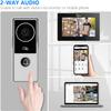 ANJIELO SMART Wired Video Intercom System, Video Doorbell Door Phone System,WiFi 1080P HD Monitor, Night Vision,Dual-Way Intercom for Villa House Office Apartment (1 Bell +2 Monitor) view 2