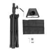 Miskall Rectangular Satellite Tripod Portable Metal Mount Stand Kit Adjustable Height with Pipe Adapter for Gen 3 Roof Camping RV Travel Courtyard view 1