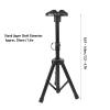 Miskall Rectangular Satellite Tripod Portable Metal Mount Stand Kit Adjustable Height with Pipe Adapter for Gen 3 Roof Camping RV Travel Courtyard view 2