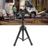 Miskall Rectangular Satellite Tripod Portable Metal Mount Stand Kit Adjustable Height with Pipe Adapter for Gen 3 Roof Camping RV Travel Courtyard view 4