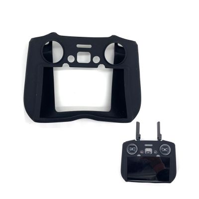 Wtohoby Anti-Collision RC 2 Cotnrol Silicone Cover Case for DJI Mavic 4 Pro Flip Air 3S Air 3 Mini 4 Pro Drone RC 2 Remtoe Controller Scratch-Proof Protector Camera Quadcopter Accessories (Black)