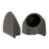 Advanblack Color-Matched 6.5" Rear Tour Trunk Pack Rear Speaker Pods Compatible with Harley Touring King Rear Tour Trunk Pack  Fits Boom Audio & Aftermarket Speakers(River Rock Gray Denim) view 2