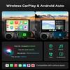 10.2 Inch Car Radio Stereo Upgrade for Jeep Wrangler JK Compass Grand Cherokee Dodge Ram 2009-2012 2+64G with Wireless CarPlay/Android Auto/Touch Screen/Android 13/GPS Navigation/HD Backup Camera view 3