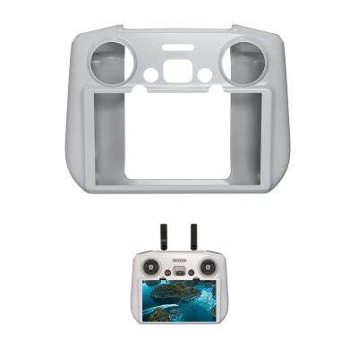 Wtohoby Anti-Collision RC 2 Cotnrol Silicone Cover Case for DJI Mavic 4 Pro Flip Air 3S Air 3 Mini 4 Pro Drone RC 2 Remtoe Controller Scratch-Proof Protector Camera Quadcopter Accessories (Gray)