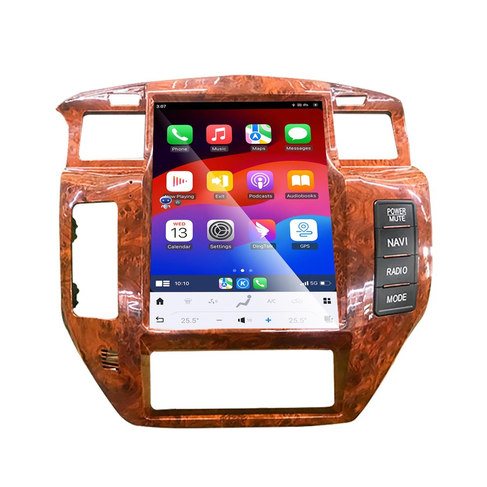 Lizpofly 12.1 Inch 8+256GB Android 13 Car Radio for Nissan Patrol Y61 2014-2019 Head Unit Wirless Carplay GPS Navigation Screen Upgrade Multimedia Player Android Auto