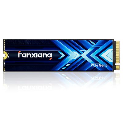 fanxiang 2TB PCIe 5.0 x4 NVMe M.2 SSD,Up to 14000 MB/s,DRAM Cache and SLC NAND,High Performance Solid State Drive for AI Applications, Gaming, PC, Laptop