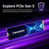 fanxiang 2TB PCIe 5.0 x4 NVMe M.2 SSD,Up to 14000 MB/s,DRAM Cache and SLC NAND,High Performance Solid State Drive for AI Applications, Gaming, PC, Laptop view 2