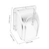 LOORGVEL Transparent Rainproof Doorbell Cover Durable for Access Control Attendance Machines Fingerprint Devices Material Weatherproof Protection view 2