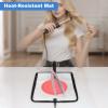SITHON Hot Tools Holder & Mat, Heat Resistant Hair Tools Travel Bag view 2