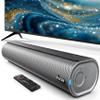 TBBSC 50W Sound Bar, 16 inch Bluetooth TV Speaker with Remote & 2 Built-in Full-Frequency Speakers, Wireless Soundbar for TV Home Theater & Audio, Iron Gray view 1