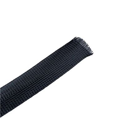 10M Expandable Braided Cable Sleeve - Black Insulated PET Wire Protection - Flame-Retardant Nylon Tube for Cable Management(20mm)