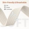 Maledan Soft Stretchy Band Compatible with Fitbit Sense 2 Band/Sense Bands/Fitbit Versa 3 Bands/Versa 4 Bands for Women, Magnetic Sport Braided Bracelet Nylon Straps Comfortable Replacement Strap view 4