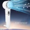 EIMSOAH Handheld Cooling Fan, 5 Speed Levels Adjustable USB Charging Portable Small Pocket Fan, for Women Girl (White) view 4