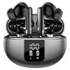 Ear Buds Wireless Earbuds - Bluetooth 5.3 Headphones (48H Playback) Built in Mic with LED Display Charging Case, IP7 Waterproof Earphone for iPhone Andriod Phones Laptop Sports Workout (Black) view 1