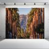 CHNYWORK 6x4ft Hollywood Backdrop American California Los Angeles Palm Trees Hollywood Sign Background United States Travel Summer Vacation Birthday Wedding Party Decor Photo-Shoot Studio Props view 2