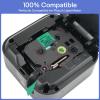 GREENCYCLE TZe-751 24mm 0.94 Laminated Green Label Maker Tape Compatible for Brother P-Touch TZ-751 TZe751 Black on Green TZe TZ Tape for PT-D600 PT-D610BT PT-P700 PT-P710BT,2 Pack view 2