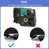 GREENCYCLE TZe-751 24mm 0.94 Laminated Green Label Maker Tape Compatible for Brother P-Touch TZ-751 TZe751 Black on Green TZe TZ Tape for PT-D600 PT-D610BT PT-P700 PT-P710BT,2 Pack view 4