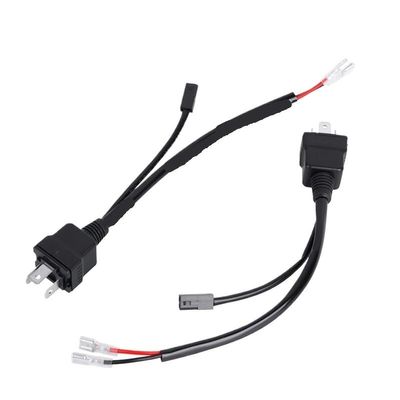 2PCS Harness Wire for Projector Lens L*/ED Bulbs H/*4 H/L Socket Cable Wiring Connector Car Accessories