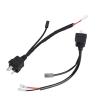 2PCS Harness Wire for Projector Lens L*/ED Bulbs H/*4 H/L Socket Cable Wiring Connector Car Accessories view 1