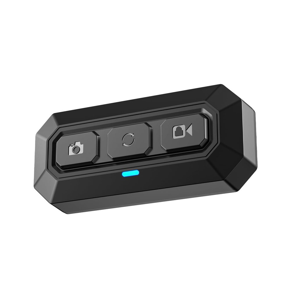 Y5 Remote Control  Wireless Handlebar Remote for Y5 Smart Motorcycle Dash Cam, Easy One-Click Operation, Waterproof & Durable, Compatible Only with Y5 Device