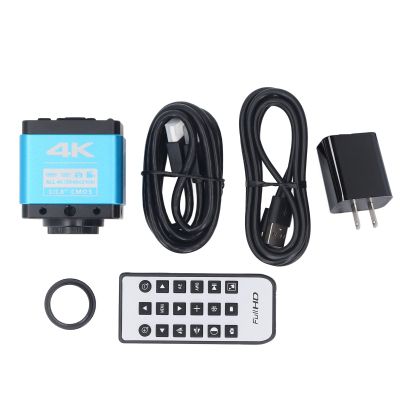 Torvex Microscope Camera, 8.3MP 4K HD Industrial Camera with 1 1.8in CMOS Sensor, 3840x2160 30FPS Camera for Microscope Imaging 12V